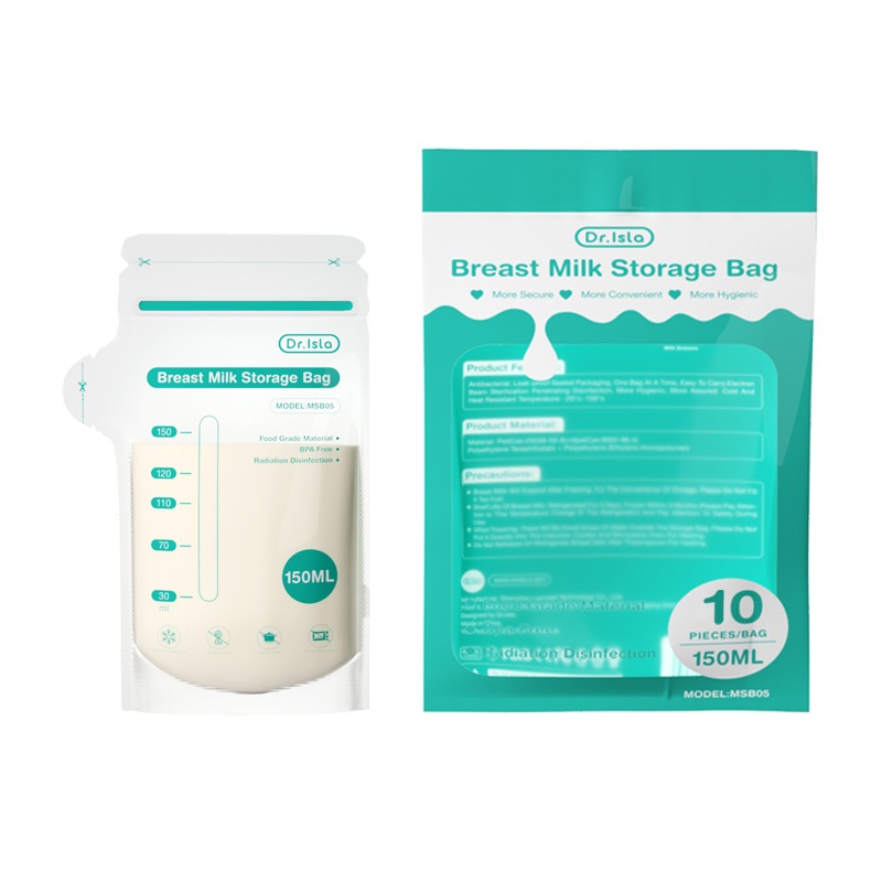 Dr.isla Kantong ASI 150ml Termokromik MSB05 BPA Free Sekali Pakai Pack 30 Pcs Foto 7