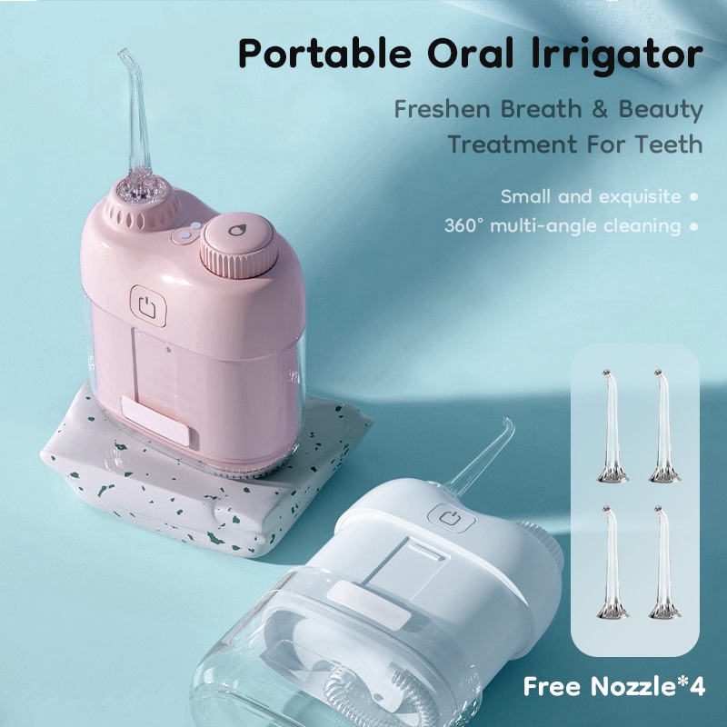 Dr.isla Water Floss Electric Dental Cleaner CF410 3 Mode 4 Nozel IPX7 USB Rechargeable Foto 2