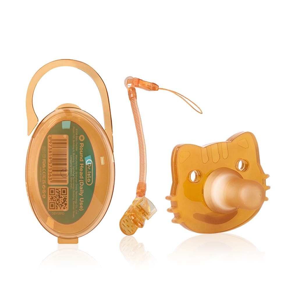Dr.isla Empeng Bayi Orthodontic 2PCS Set 0-3 Tahun BPA Free dengan Rantai Anti Hilang Foto 8