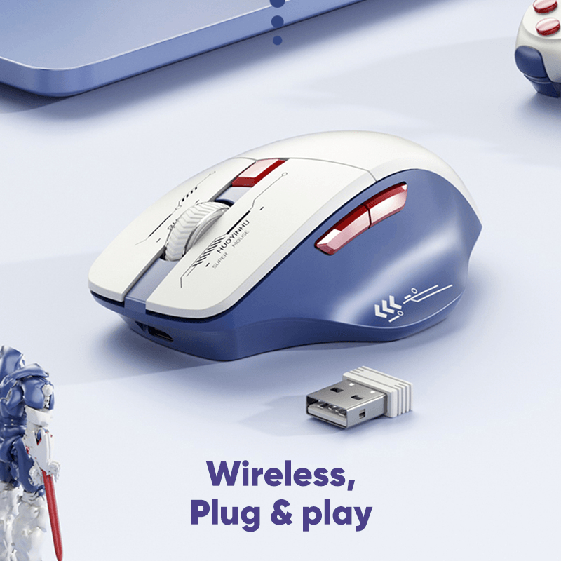 Mouse Wireless Gaming MOFii P6 RGB Foto 3