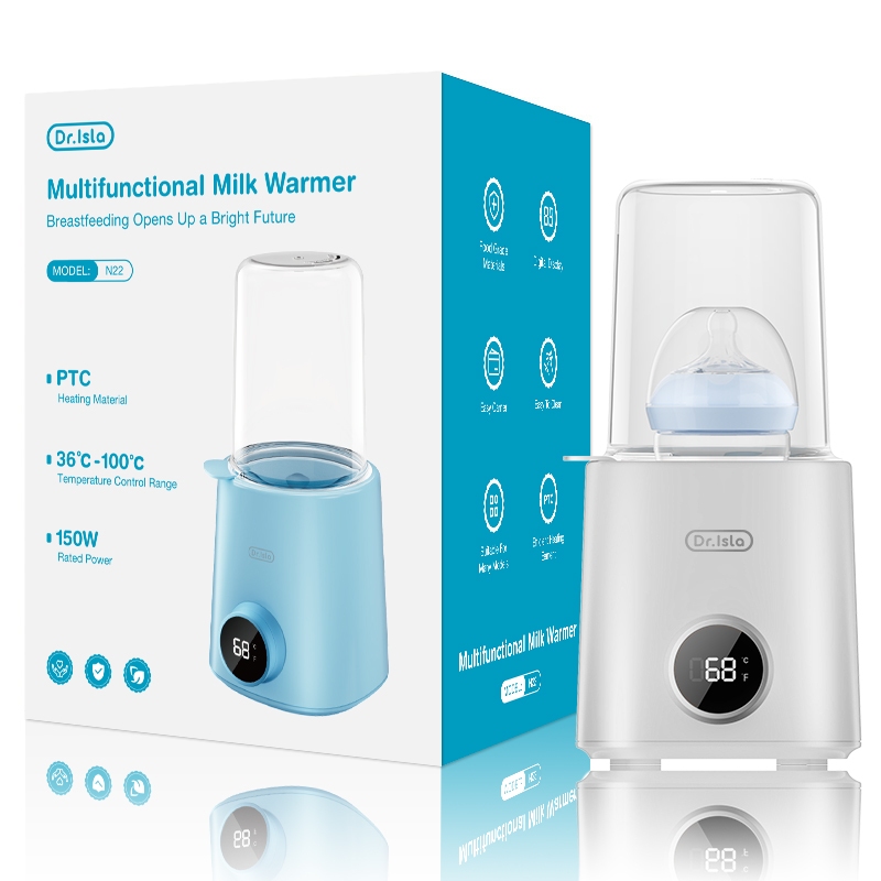 Dr.isla Sterilizer & Penghangat ASI Portable Botol Bayi N22 30-100°C Food Grade BPA Free Foto 5