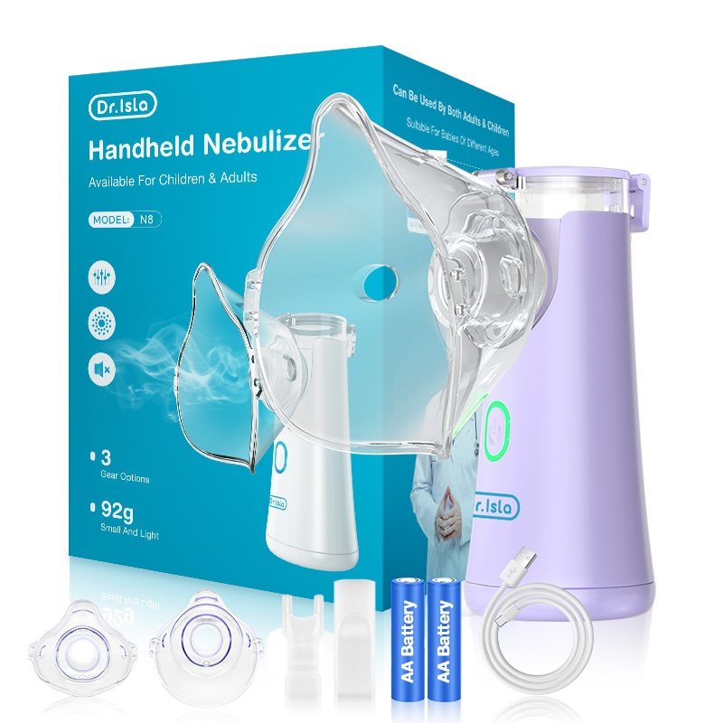 Nebulizer Mesh Portable Dr.isla N8 USB Rechargeable untuk Anak & Dewasa Foto 8