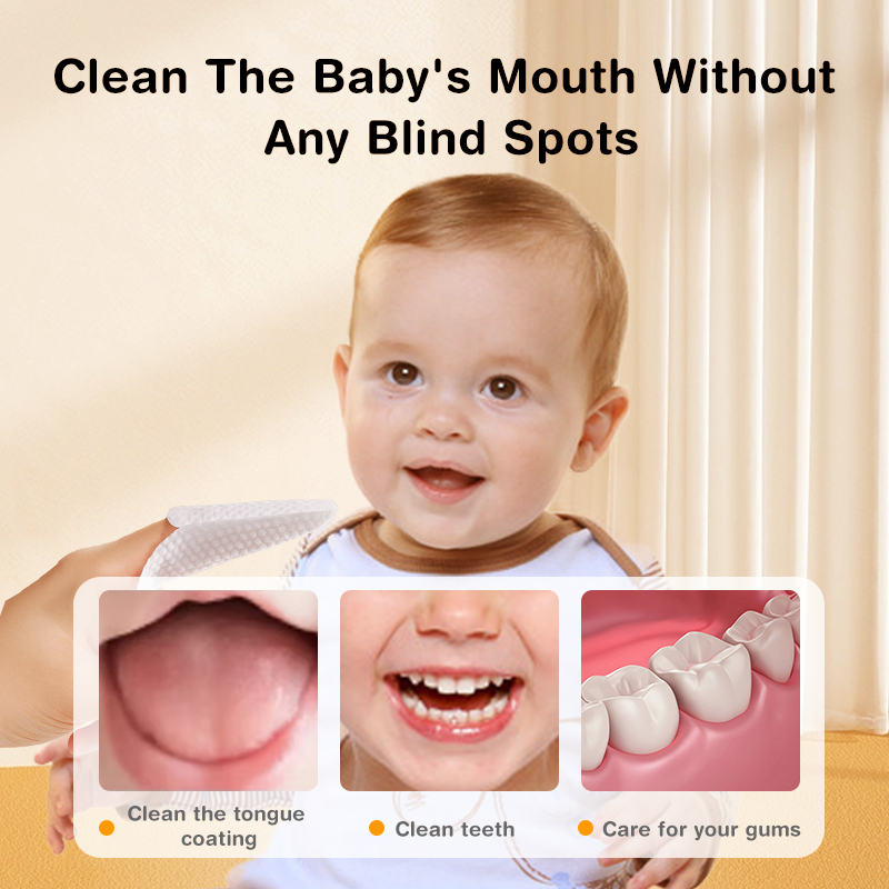 Dr.isla Oral Cleaner Finger Wipes Pembersih Lidah Gigi Mulut Bayi QJ03 30 Lembar Foto 3
