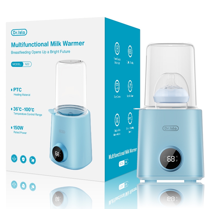Dr.isla Sterilizer & Penghangat ASI Portable Botol Bayi N22 30-100°C Food Grade BPA Free Foto 6