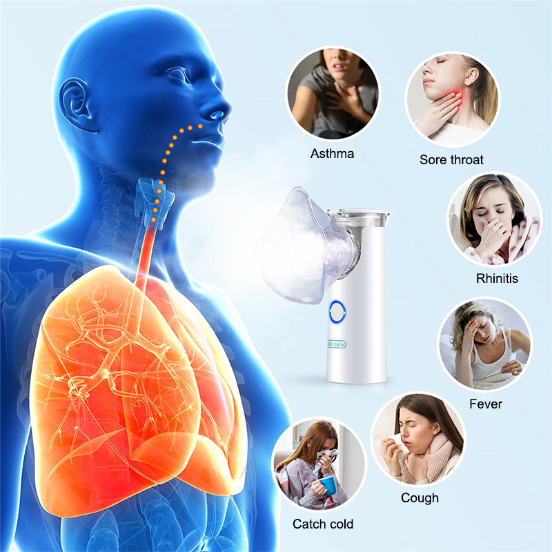Dr.isla Nebulizer Portable USB N6 Alat Terapi Uap Pernapasan Asma untuk Anak & Dewasa Foto 5