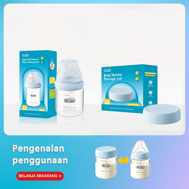 Botol ASI Kaca Dr.isla BPA Free Foto 7