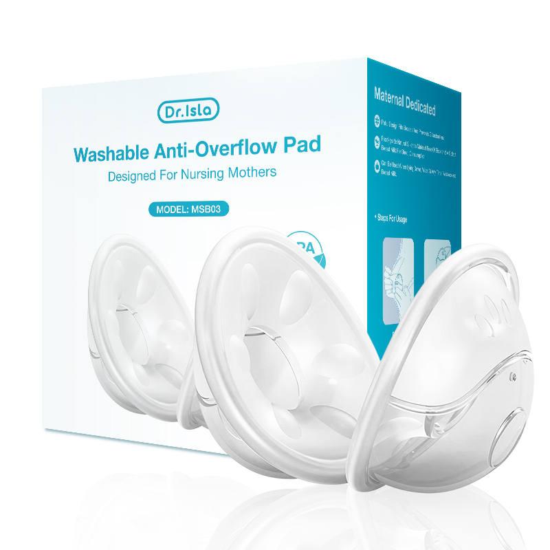 Dr.isla Breast Pad Silikon Penampung ASI Rembes 2Pcs MSB03 BPA Free Foto 6