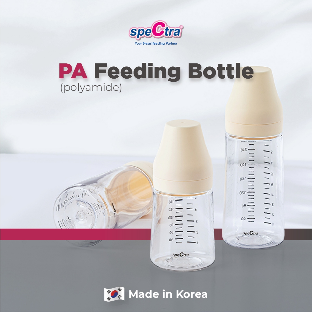 Botol Susu Spectra PA 160ml Polyamide Anti Tumpah Untuk Bayi 0-3 Bulan