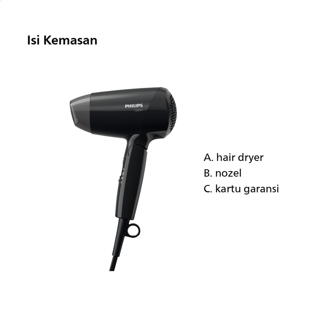 Bundle Philips OneBlade & Hair Dryer EssentialCare Foto 3