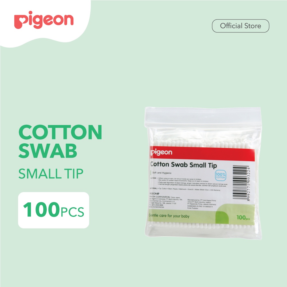 Pigeon Cotton Swab Cotton Buds Kapas Tangkai Lembut untuk Bayi & Anak Foto 2