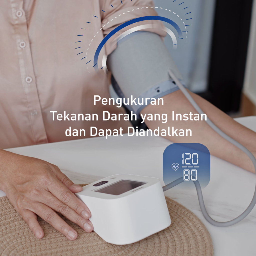 Omron Tensimeter Digital EZ Bluetooth HEM-7183T1 Alat Ukur Tekanan Darah Akurat Foto 4