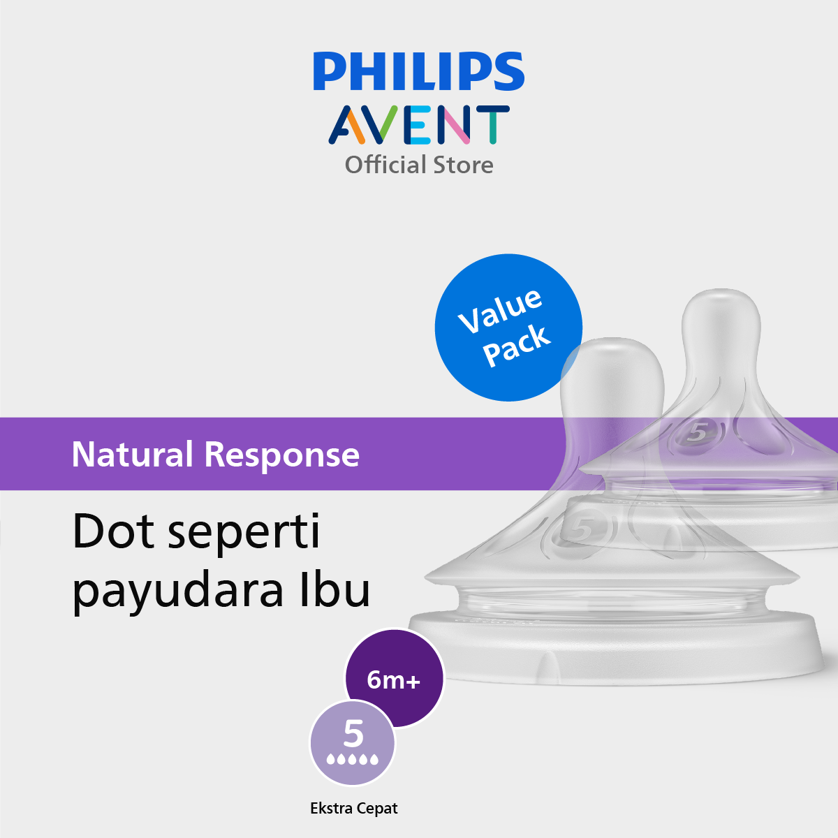 Philips Avent Natural Response 6M+ Foto 2