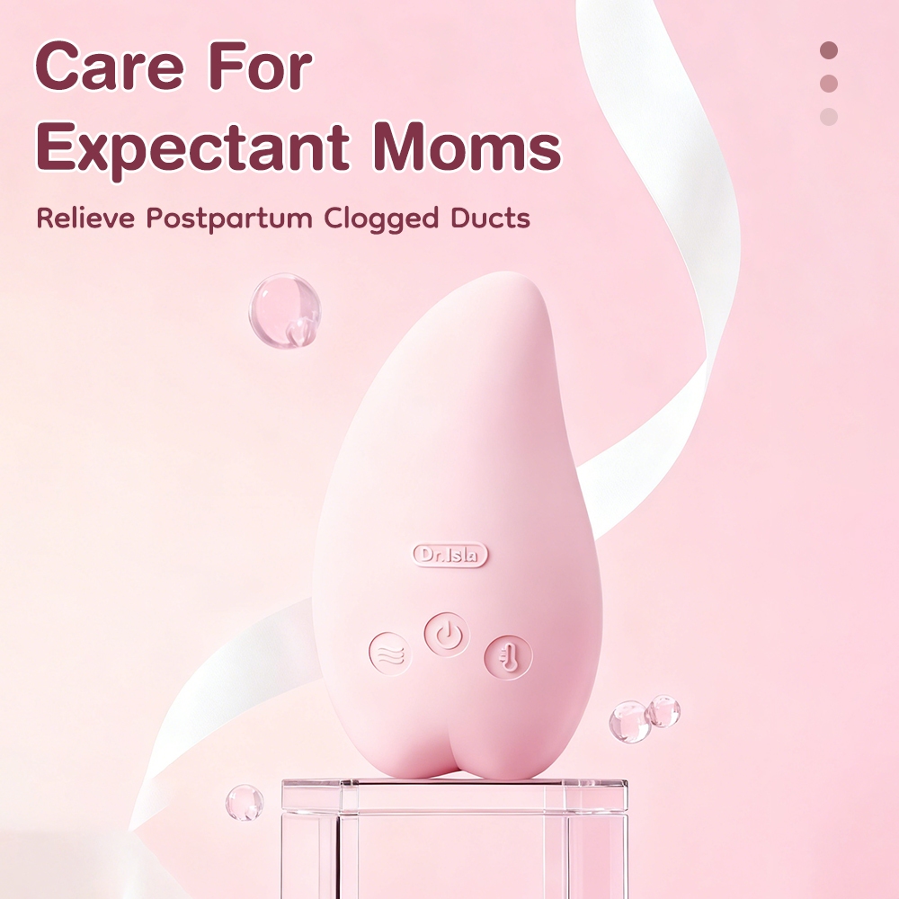 Dr.isla Warming Lactation Massager Alat Pijat Penghangat Payudara Laktasi BM23 Foto 3