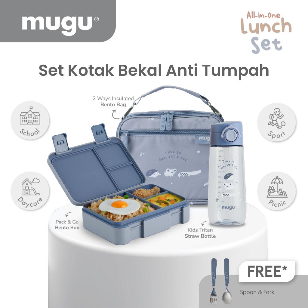 MUGU Kids Bento Set All-in-One Foto 2