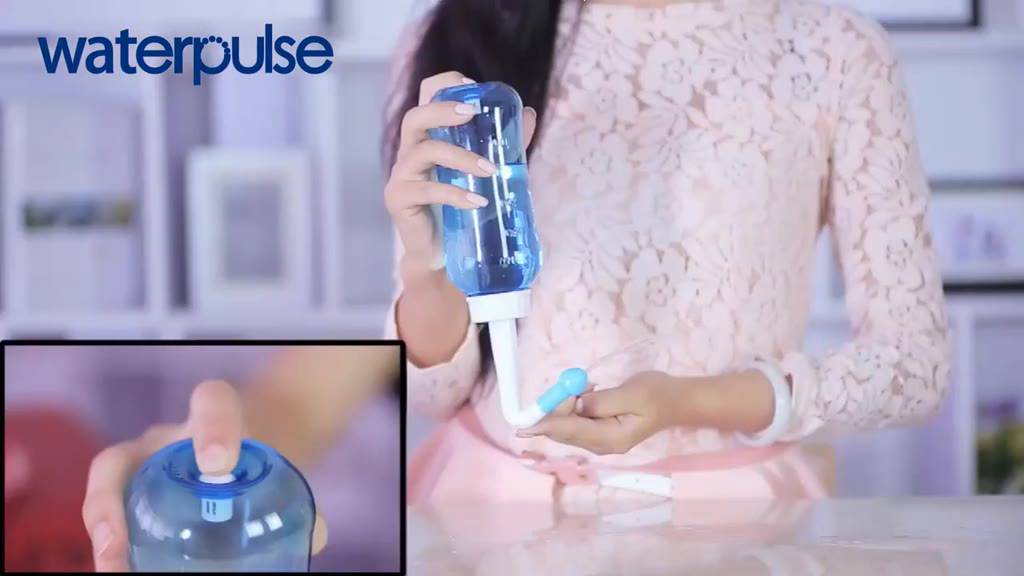 Dr.isla Pencuci Hidung Dewasa & Anak Portable 300ml YT300 dengan 10 Sachet Garam