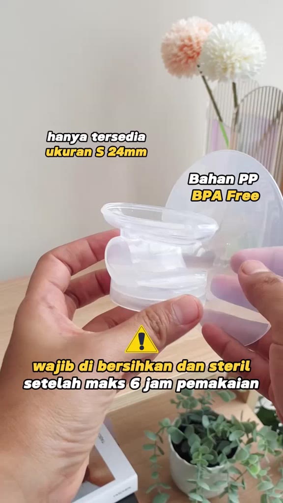 Wearable Breastshield Set SPECTRA Original untuk Pompa ASI H1 & H1 Lite Ukuran S