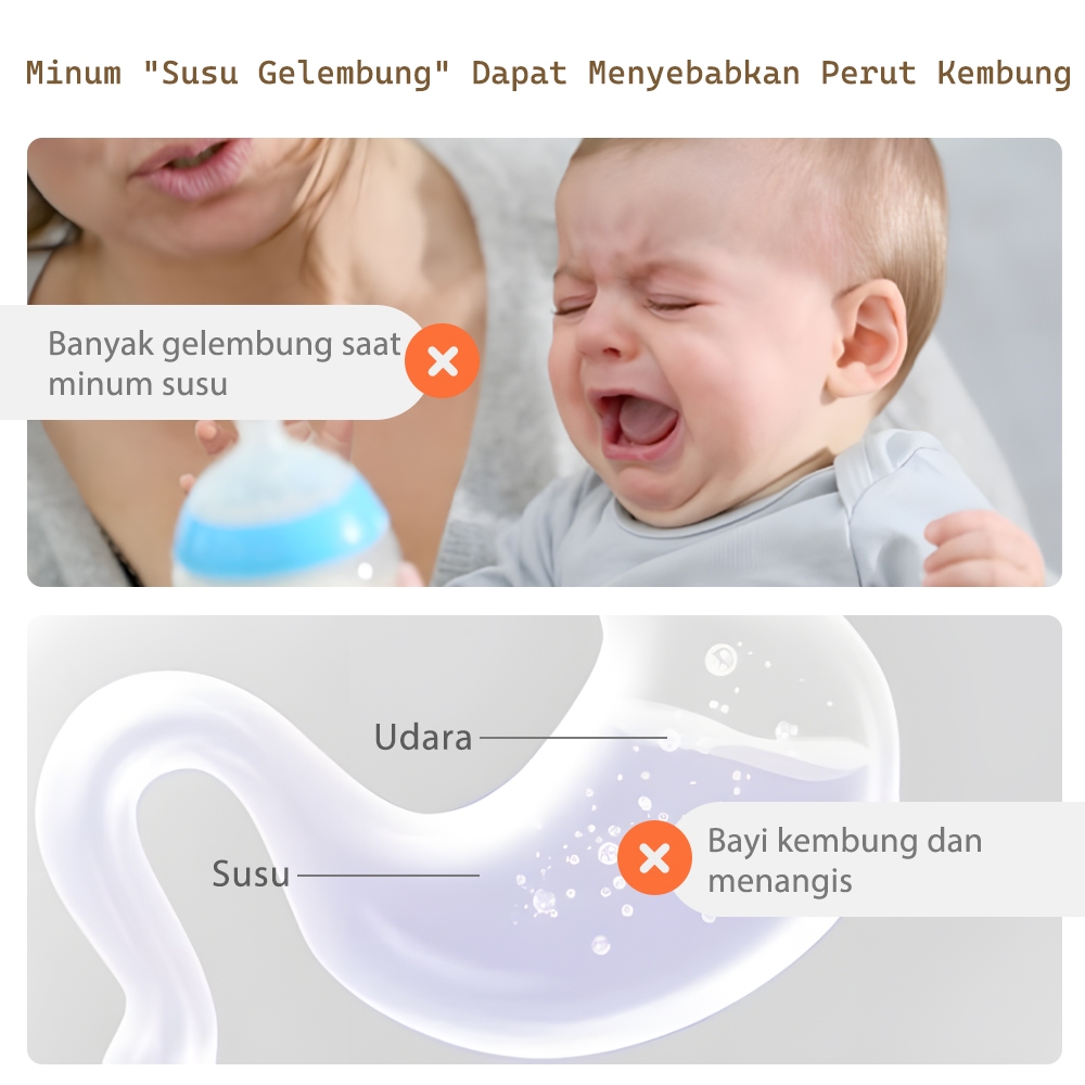 Botol Susu Bayi Dr.isla PS73 PPSU Anti Kolik Wide Neck dengan Gagang Foto 3