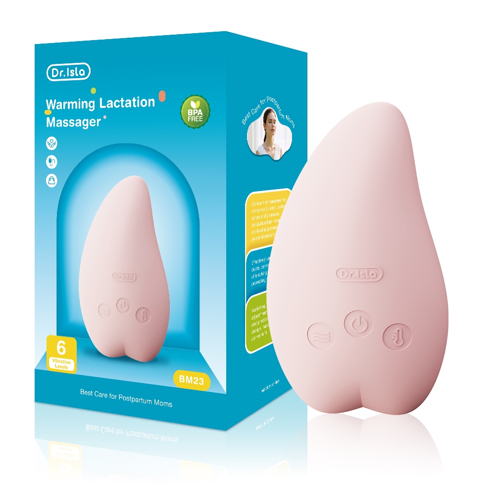 Dr.isla Warming Lactation Massager Alat Pijat Penghangat Payudara Laktasi BM23 Foto 6