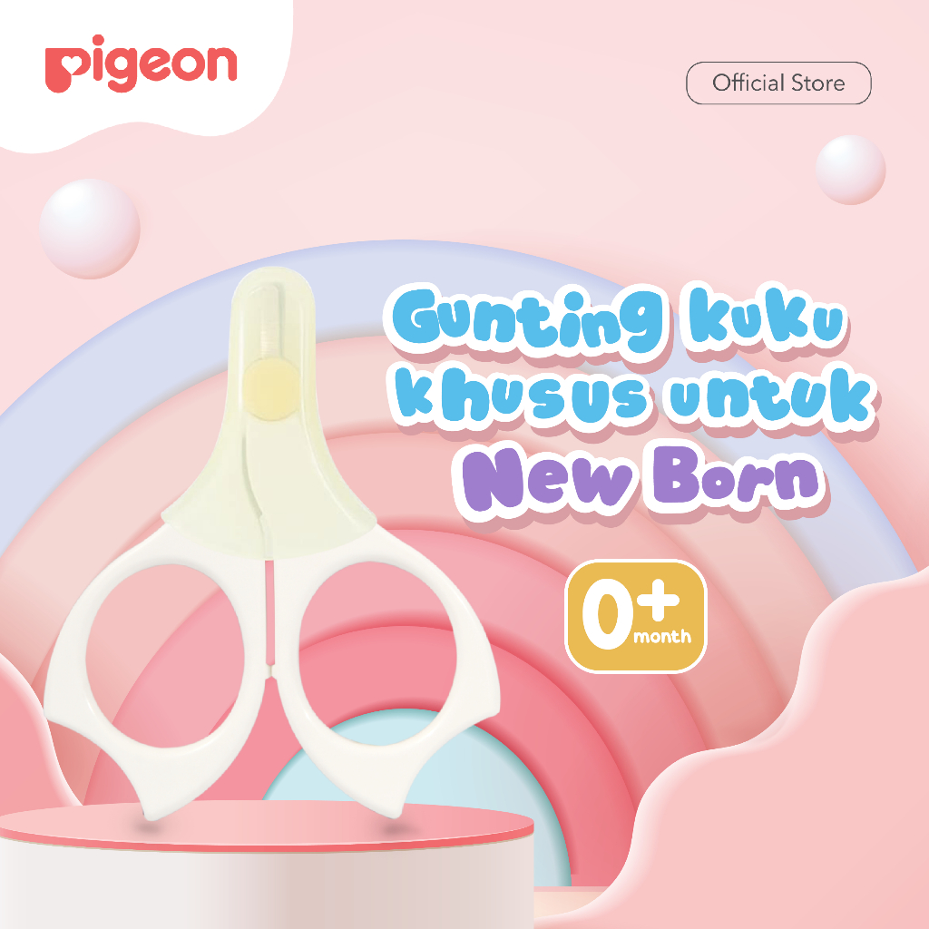 Gunting Kuku Bayi Pigeon Baby Nail Scissor Ujung Bulat Aman Untuk Bayi 3 Bulan Foto 6