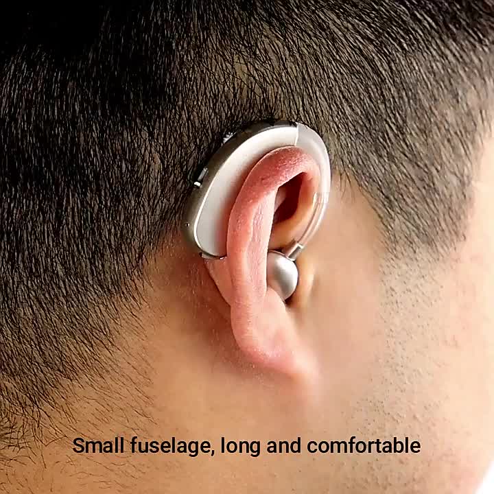 Alat Bantu Dengar Dr.isla H11 Portable untuk Orang Tua 4 Level Volume Warna Kulit